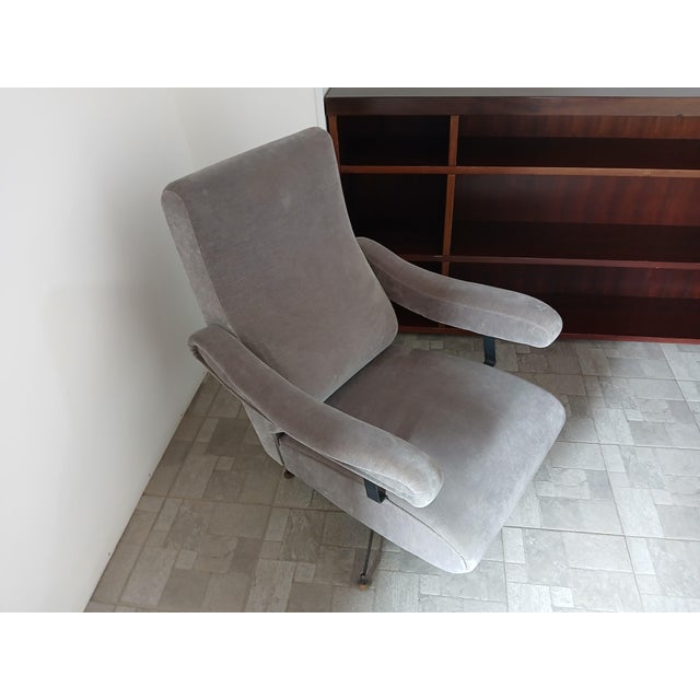 Textile Reclining Chair by Gianni Moscatelli for Formanova, 1960s For Sale - Image 7 of 15