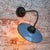 Vintage Industrial Light Blue Enamel Flexible Wall Light For Sale - Image 6 of 7