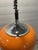 Vintage Space Age Italian UFO Orange Pendant Lamp in Chrome by Guzzini for Meblo, 1970s For Sale - Image 6 of 10