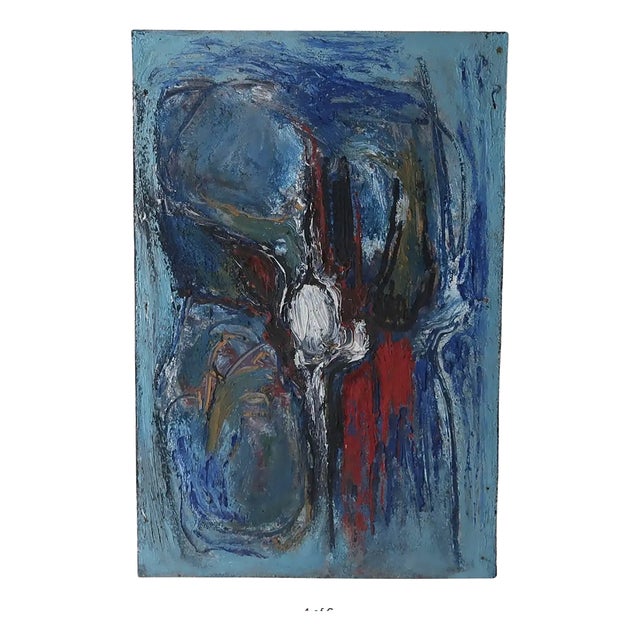 Petersen, 1965, Oil on Board For Sale