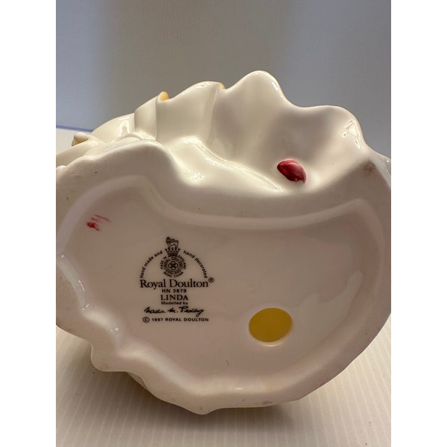 vintage 1997 hand made and hand decorated Royal Doulton "Linda" figurine, designed and signed by author Nada Pedley, women...