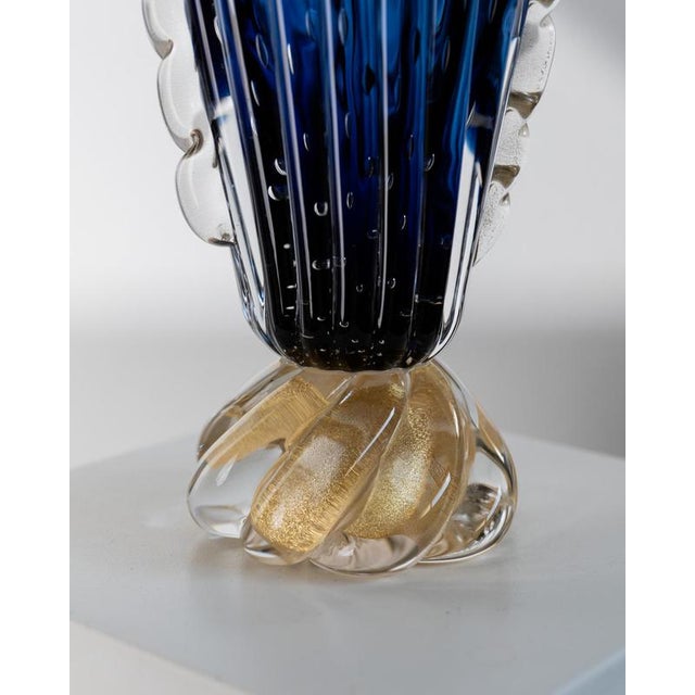 Vintage Murano Glass Vase by Barovier, 1960s For Sale - Image 6 of 15