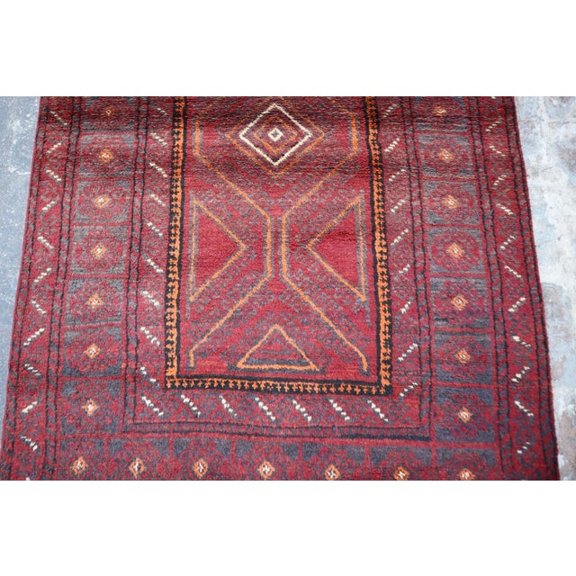Hi Welcome to our shop This is a Beautiful Handmade Vintage Belouch One Of A Kind Tribal Rug. Size: 4 x 7.3 feet All of...