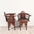 1960s Pair of Syrian Shell Inlaid Hall Chairs, Circa 1960 For Sale - Image 5 of 14