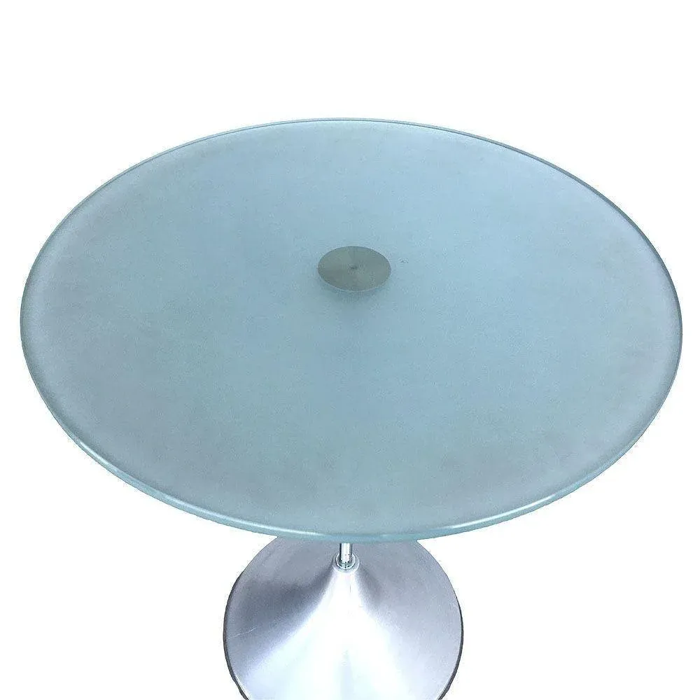 1990s Y2K Chrome & Frosted Glass 