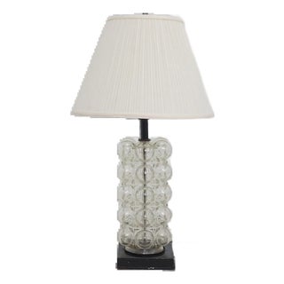 1970s Glass Bubble Table Lamp by Nemo For Sale