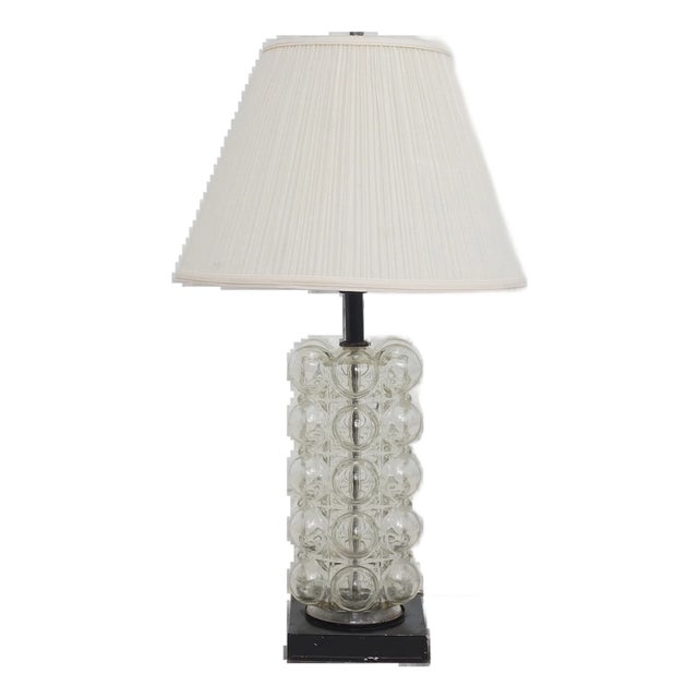 1970s Glass Bubble Table Lamp by Nemo For Sale
