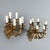 19th Century Gilt Bronze Wall Lights, Italy, Set of 2 For Sale - Image 10 of 10