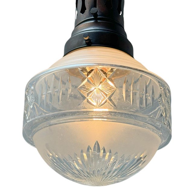 Art Nouveau Pendant Lamp, 1900s For Sale - Image 4 of 9