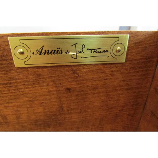 Solid Mahogany Chest of Drawers from Tricoire, 1980s For Sale - Image 6 of 9