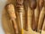 Brown 10 PCS Antique and Vintage Kitchen Wood Utensils With Pizza Board For Sale - Image 8 of 10