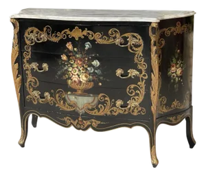 Louis XV Style Painted Chest of Drawers