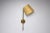 Ancora-W2 Contemporary Polished Brass Wicker Wall Light Sconce Jonathan Amar For Sale - Image 9 of 13