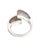 A striking modern fine jewelry statement ring masterfully crafted in solid 18k white gold. Showcasing an eye-catching...