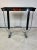 Early 20th Century Modernist Art Deco Curlicue Chrome & Black Lacquer Console For Sale - Image 9 of 10