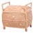 Czech Art Deco Stool in Wood and Hemp, 1940s For Sale