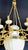 Alabaster 1950s Hollywood Regency Style Alabaster Chandelier Having 12 Lights For Sale - Image 8 of 11
