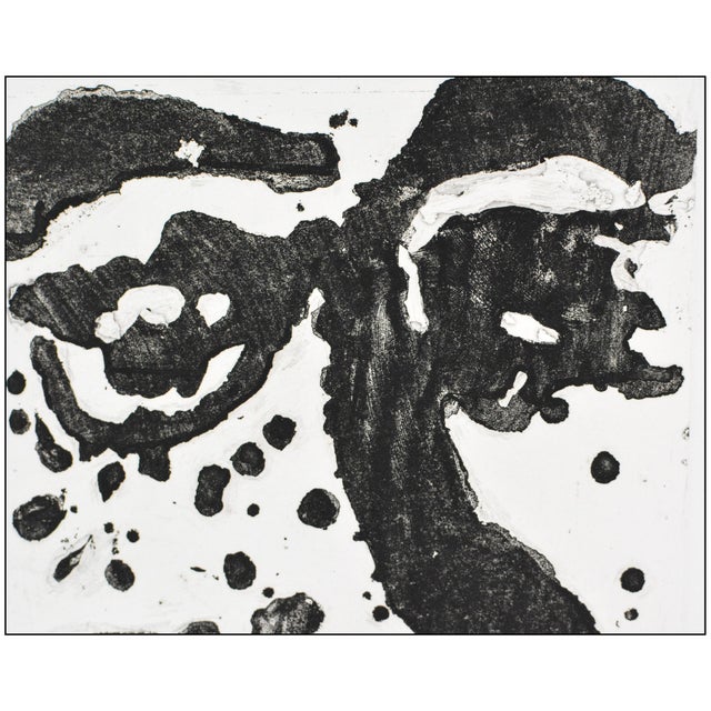 Abstract Late 20th Century sfe.305:i.26 Abstract Black Aquatint Sam Francis For Sale - Image 3 of 6