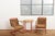 Side Table with Armchairs in Red Lacquered Tubular Steel, 1920s, Set of 3 For Sale - Image 18 of 18