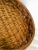 Tan 1980s Seagrass, Bamboo, Wicker Rattan Basket Tray For Sale - Image 8 of 9