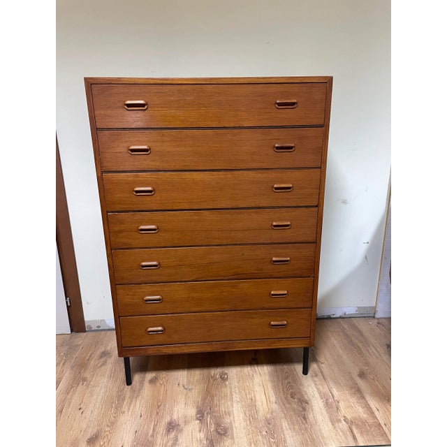 Teak Chest of Drawers, 1960s For Sale - Image 4 of 14