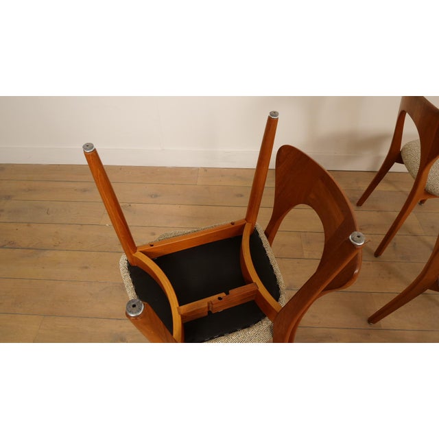 Teak Peter Dining Chairs by Niels Koefoed for Koefoeds Hornslet, Set of 6 For Sale - Image 12 of 16