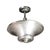 1930s Art Deco Machine Age Brushed Aluminum Pendant Chandelier Signed Edwin Guff For Sale - Image 10 of 14