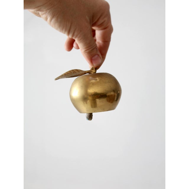Mid-Century Brass Apple Bell For Sale - Image 11 of 12