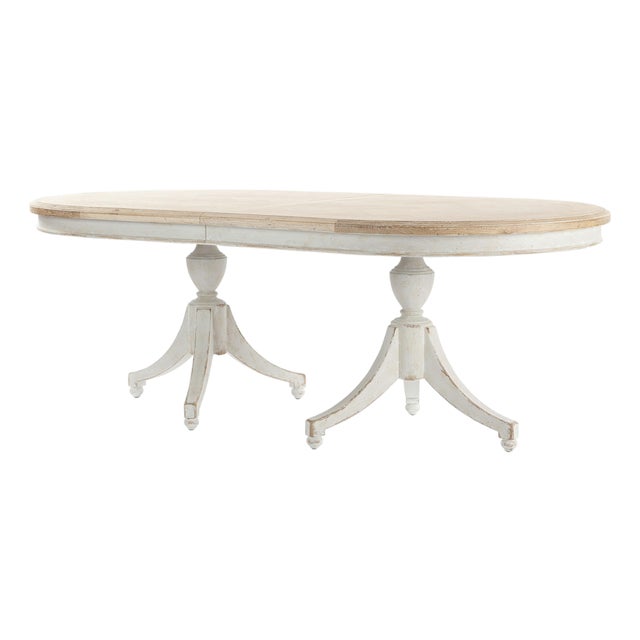 Century Furniture Madeline Double Pedestal Table For Sale