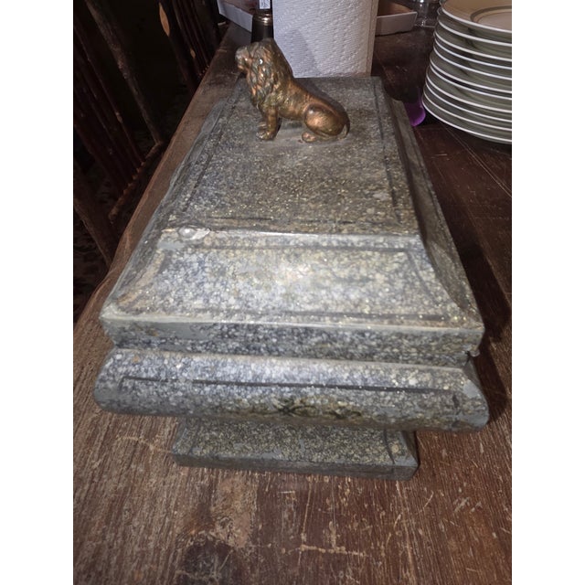 Painted Tole Tea Caddy Box For Sale - Image 11 of 11