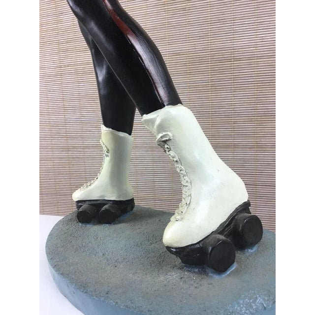 Pop Art Waitress on Roller Skates Lamp, France, 1960s For Sale - Image 11 of 13