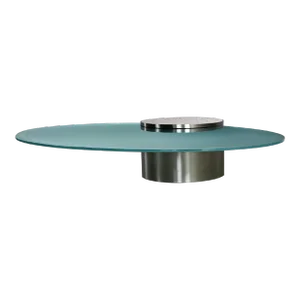 Late 20th-Early 21st Century Modern Hoop Cantilevered Low Cocktail or Coffee Table by J. Wade Beam for Brueton