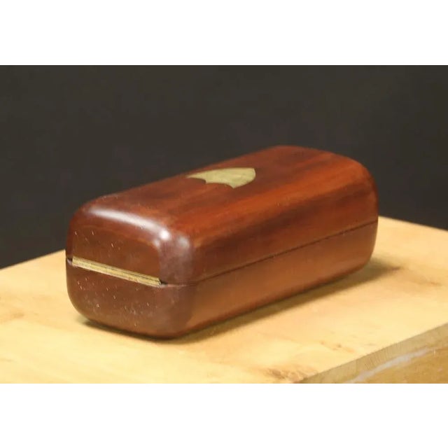 Case in Wood and Brass with Key For Sale - Image 6 of 8