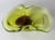 Brown Vintage Murano Sommerso Apple Green and Brown Glass Bowl with Organic Sculptural Form, 1970 For Sale - Image 8 of 16