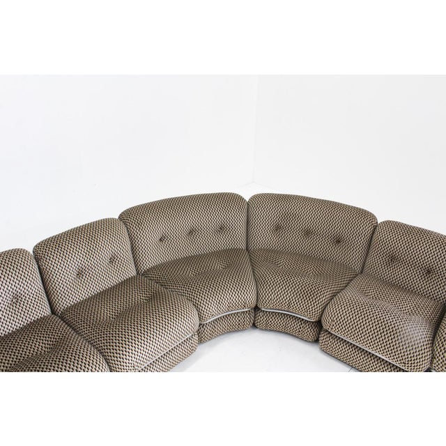 Vintage Italian Modular Sectional Sofa by Co.im, 1970s, Set of 5 For Sale - Image 10 of 11