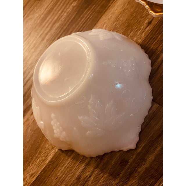 1950s 1950s Anchor Hocking Footed Fruit Bowl (#5) and Serving Dish (#18) - a Pair For Sale - Image 5 of 7