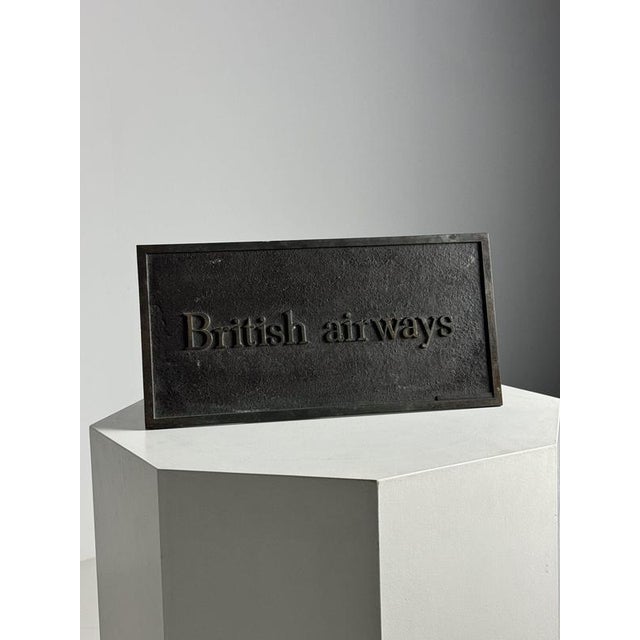 Vintage British Airways Plaque, 1970s For Sale - Image 4 of 18