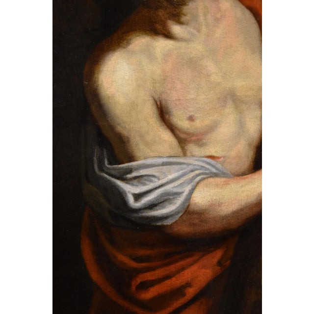 Workshop of Anthoon Van Dyck, Christ Carrying the Cross, 1650, Oil on Canvas, Framed For Sale - Image 11 of 17