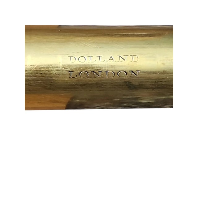 Late 19th Century 19th Century Dolland of London Brass Draw Telescope For Sale - Image 5 of 12