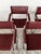 Silver Cantilever Cognac Leather Chairs by Breuer Marcel, 1990s, Set of 4 For Sale - Image 8 of 9