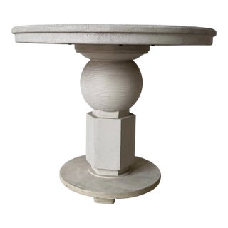 1980s Postmodern -Style Composite Cement Dining Table by Frontgate For Sale