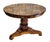 19th Century Biedermeier Round Salon Walnut Table For Sale - Image 9 of 9