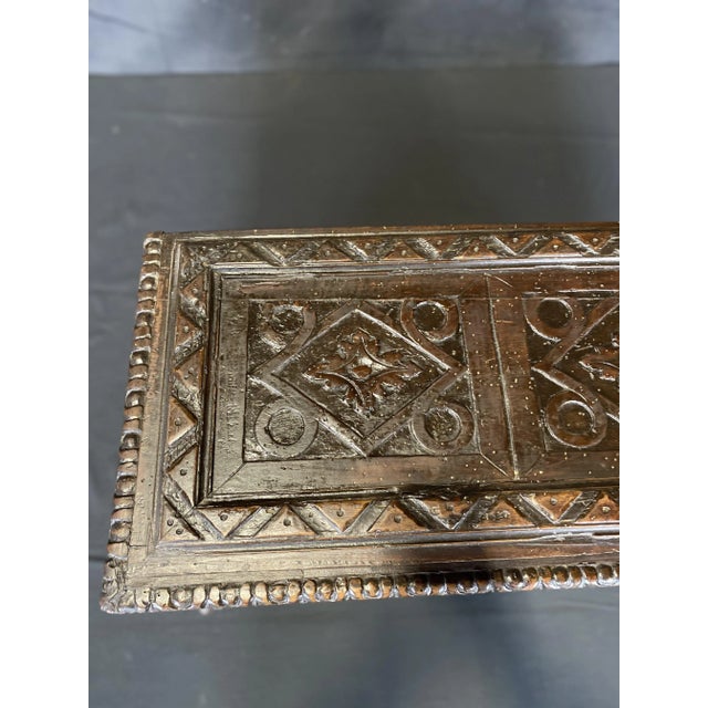 Large French Period 18th Century Carved Renaissance Casket For Sale In Portland, ME - Image 6 of 13