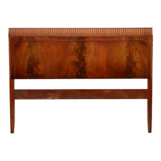Drexel French Provincial Flame Mahogany French Provincial Full Size Headboard For Sale