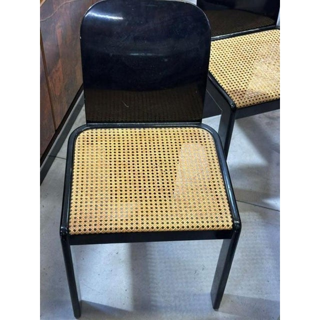 Wood Briarwood Dining Table and Chairs by Pierluigi Molinari for Pozzi, 1970s, Set of 5 For Sale - Image 7 of 8