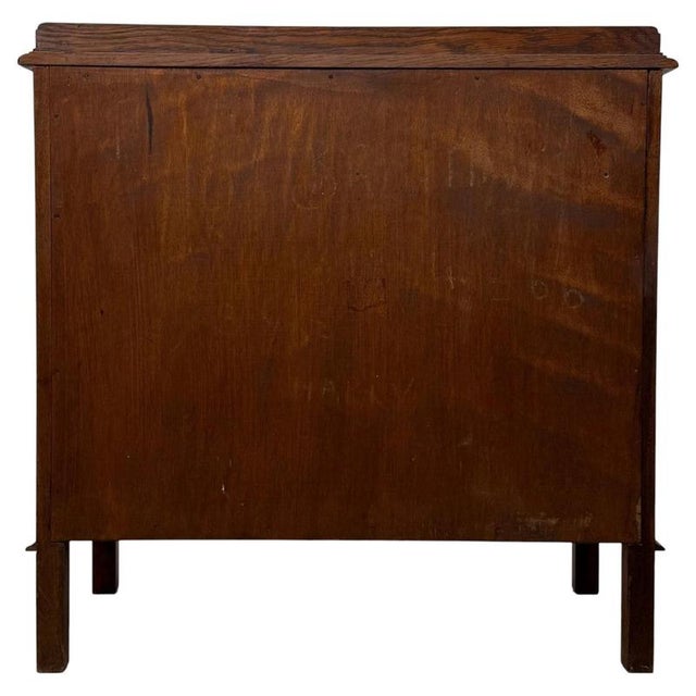 Brown Antique English Edwardian Oak Buffet, 1890s For Sale - Image 8 of 11