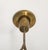 1930s Art Deco brass and glass 8-light pendant, with two new custom art glass panels. Wired for USA. The height/length is...