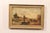 European Riverside Village Painting, 19th C For Sale In Atlanta - Image 6 of 13