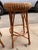 Pair of Wicker Vintage Bar Stools For Sale - Image 9 of 12