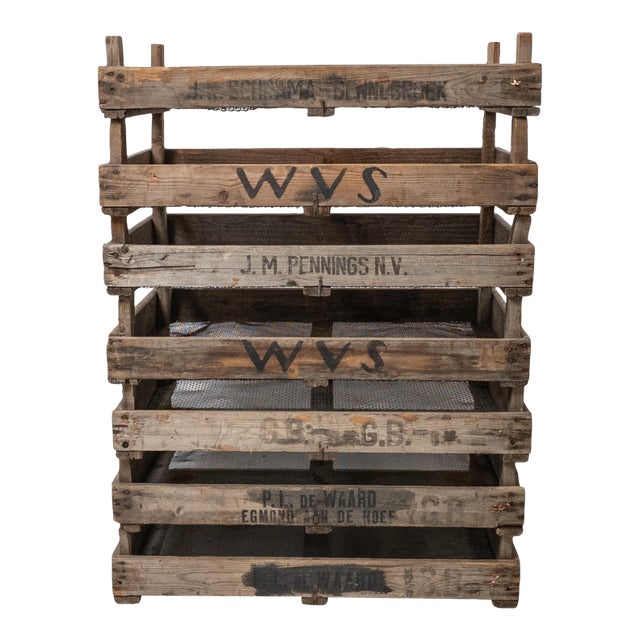 Antique Harvest Sieve – Rustic Wooden Grain Sifter For Sale